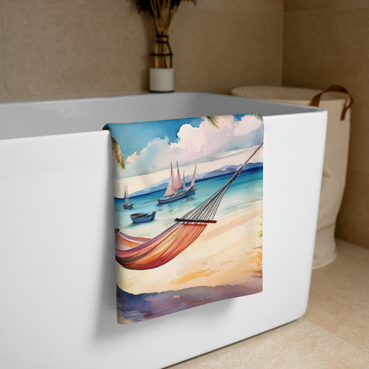 Watercolor Hammocks Towel