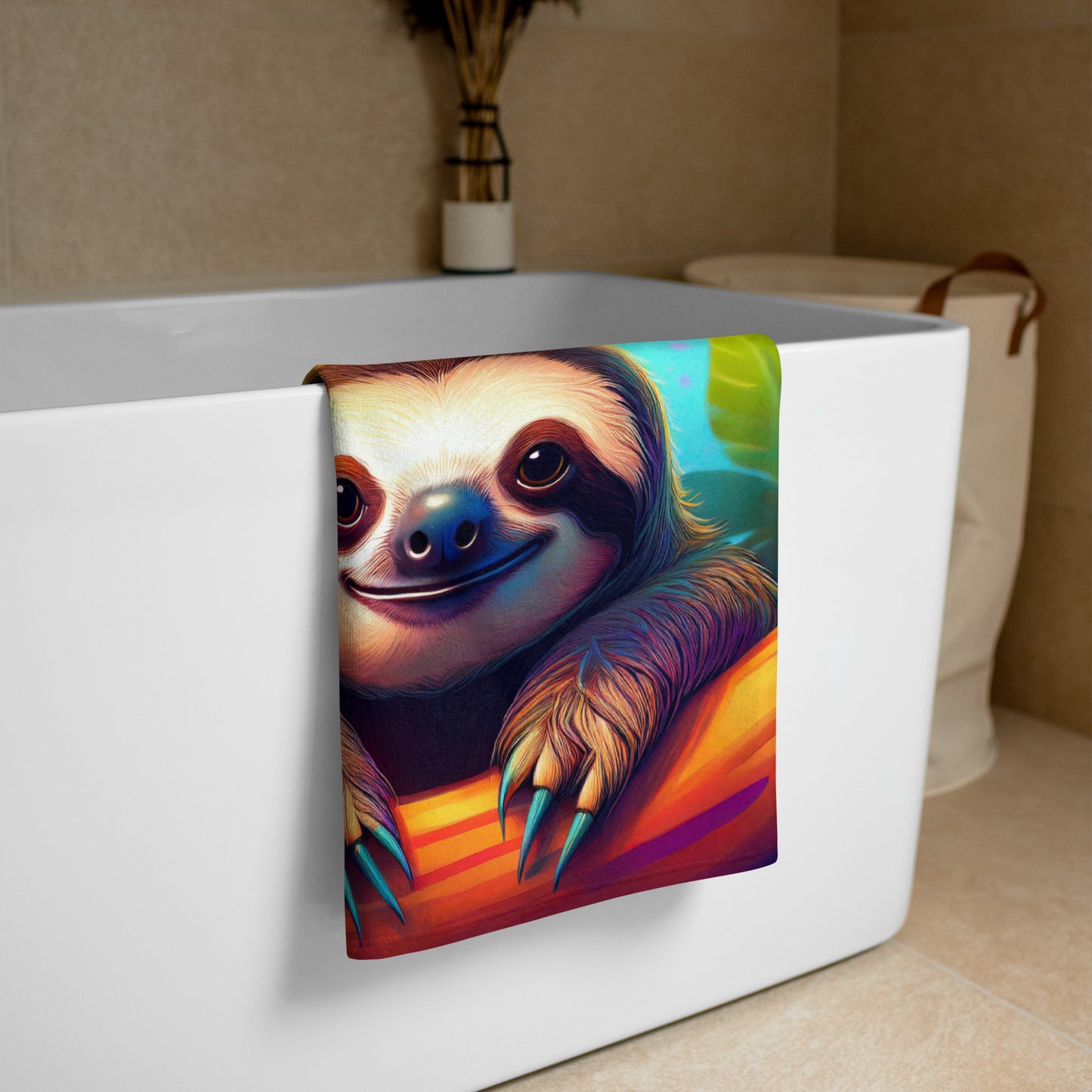 Silly Sloth Towel