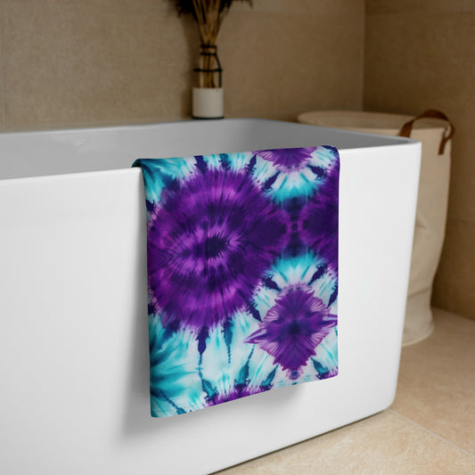 Vibrant Purples & Blues Towel