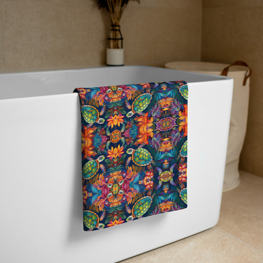 Tropical Turtle Towel