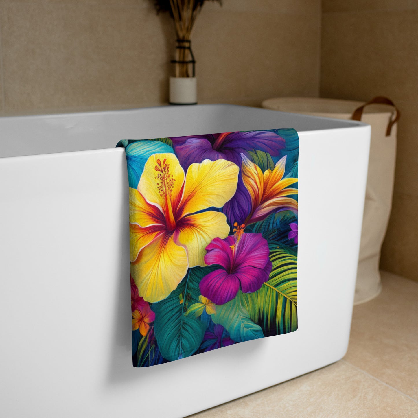 Tropical Flora Towel