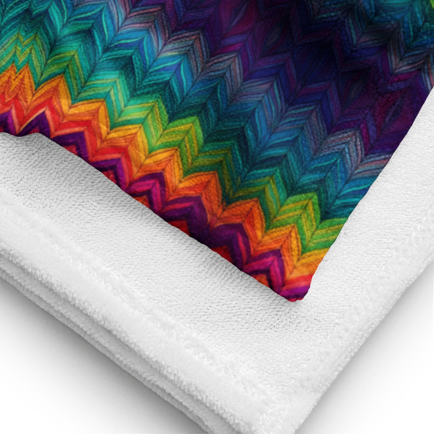 Rainbow Trails Towel