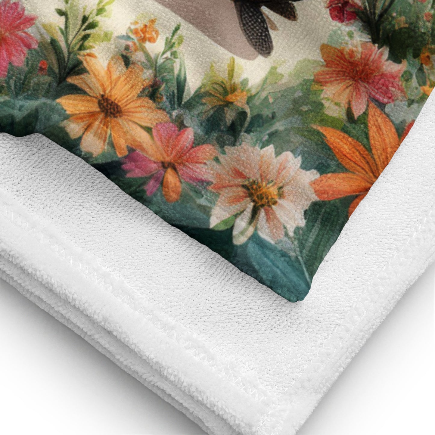 Watercolor Paradise Towel