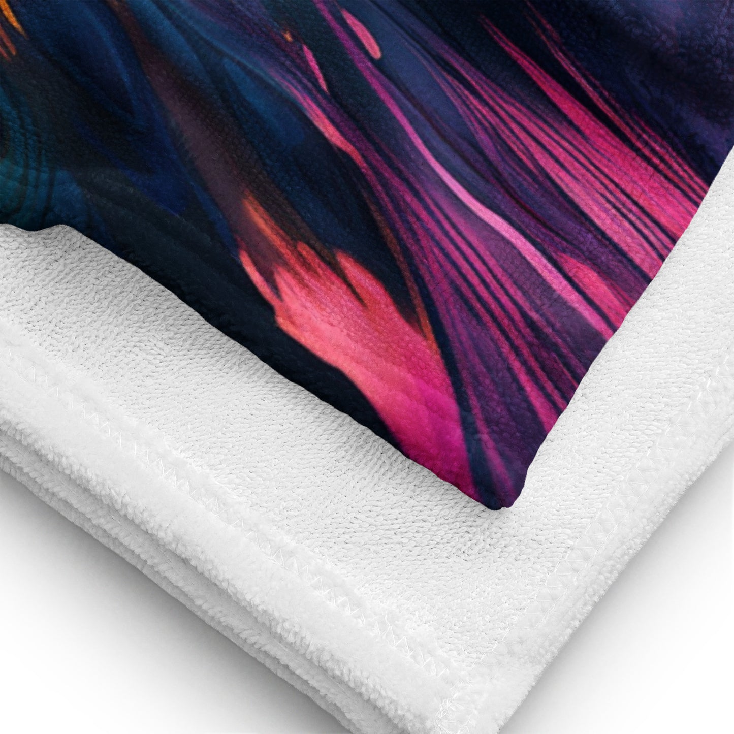 Rainbow Waves Towel