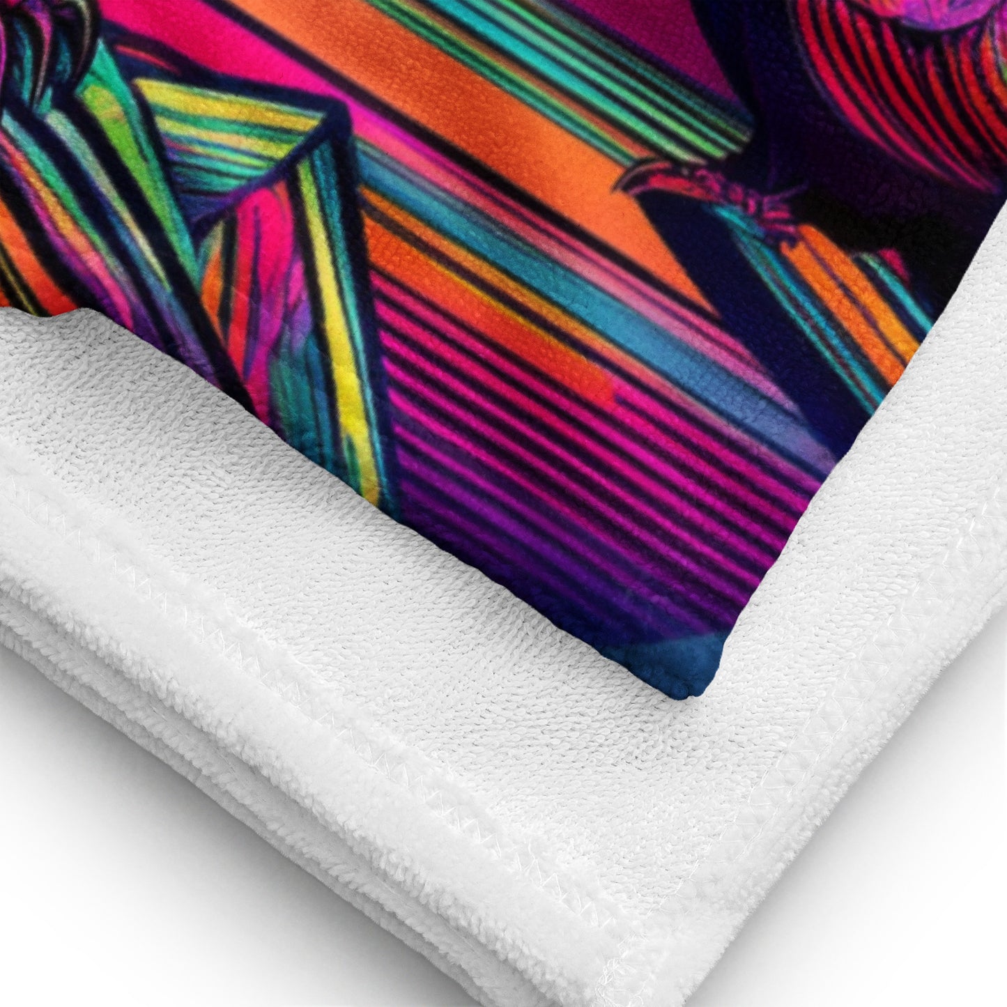 Vivid Pigeon Towel