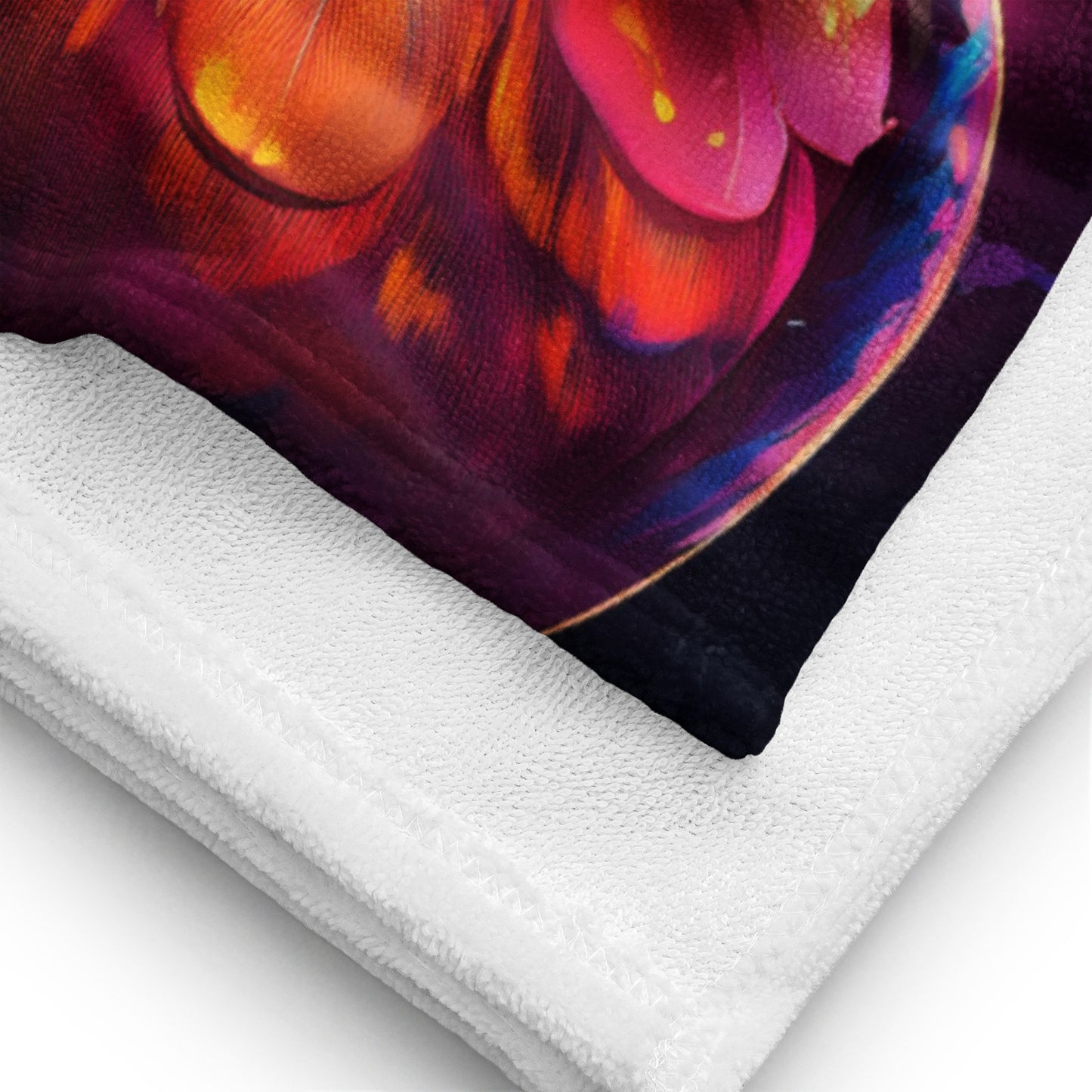 Vivid Pigeons Towel