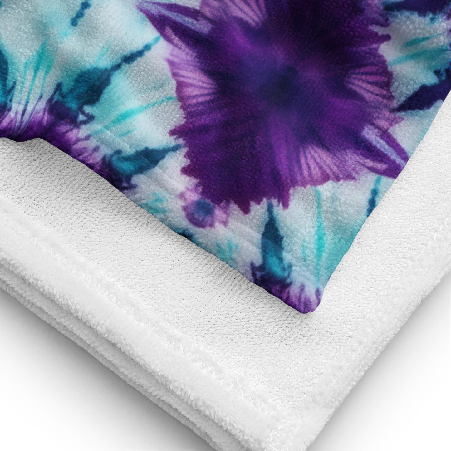 Vibrant Purples & Blues Towel