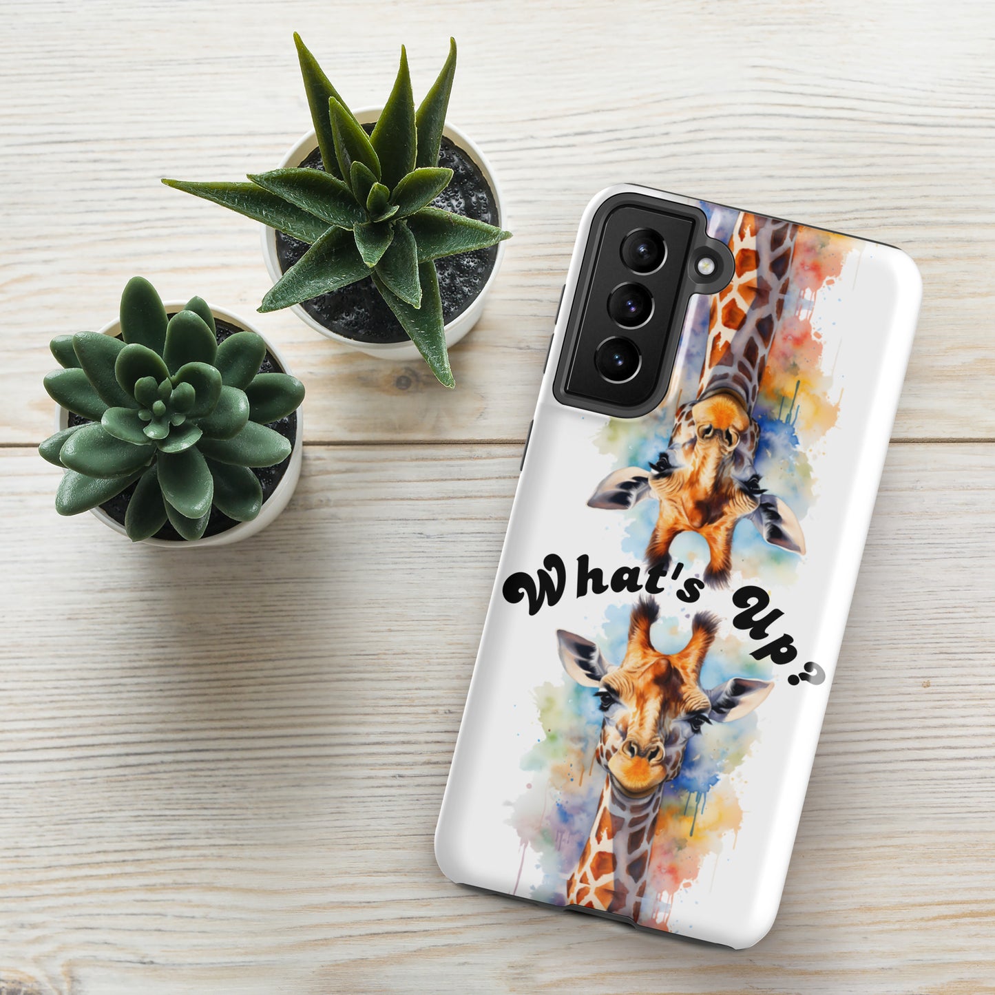 WHAT'S UP? GIRAFFE Tough case for Samsung®