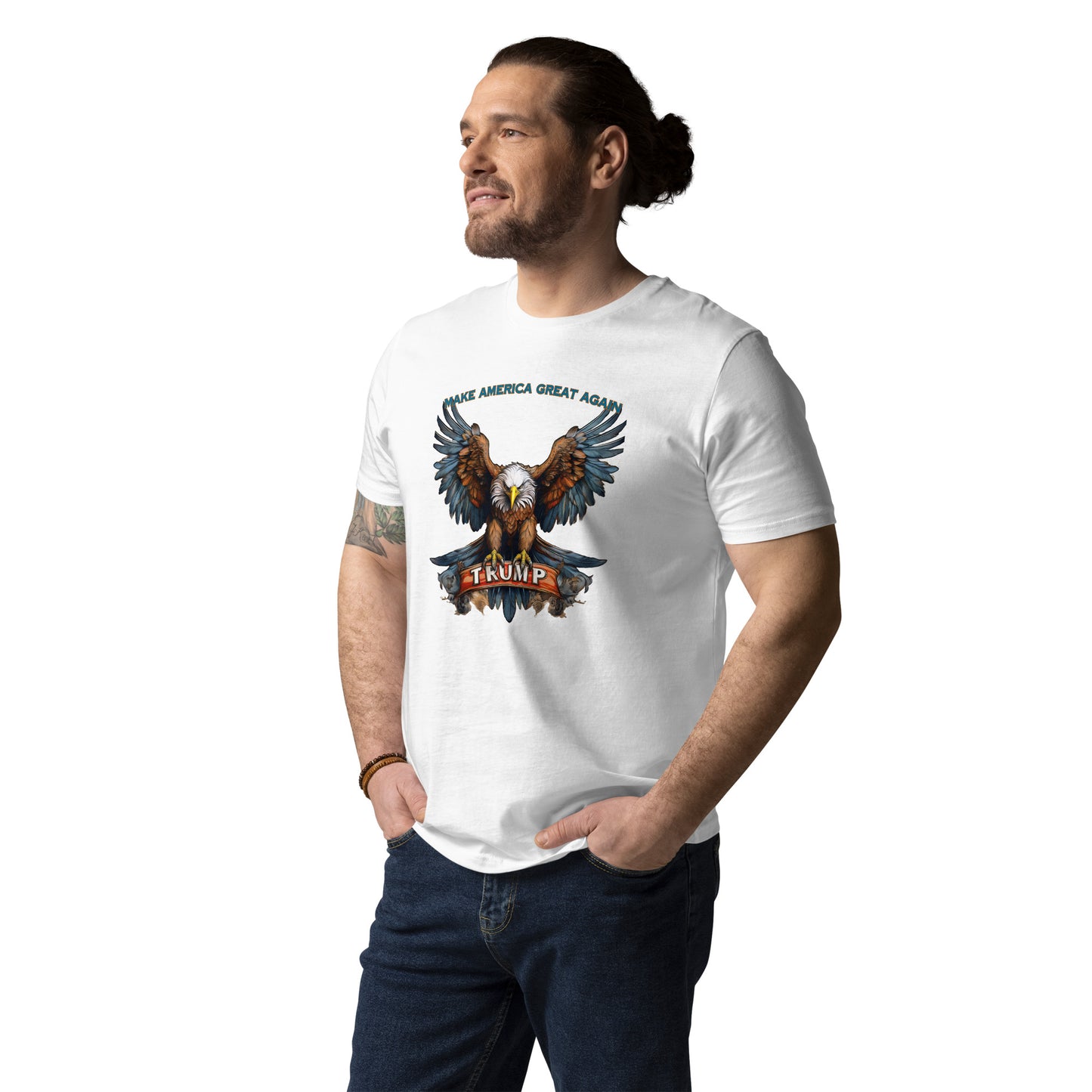 TRUMP MAKE AMERICA GREAT AGAIN Unisex organic cotton t-shirt