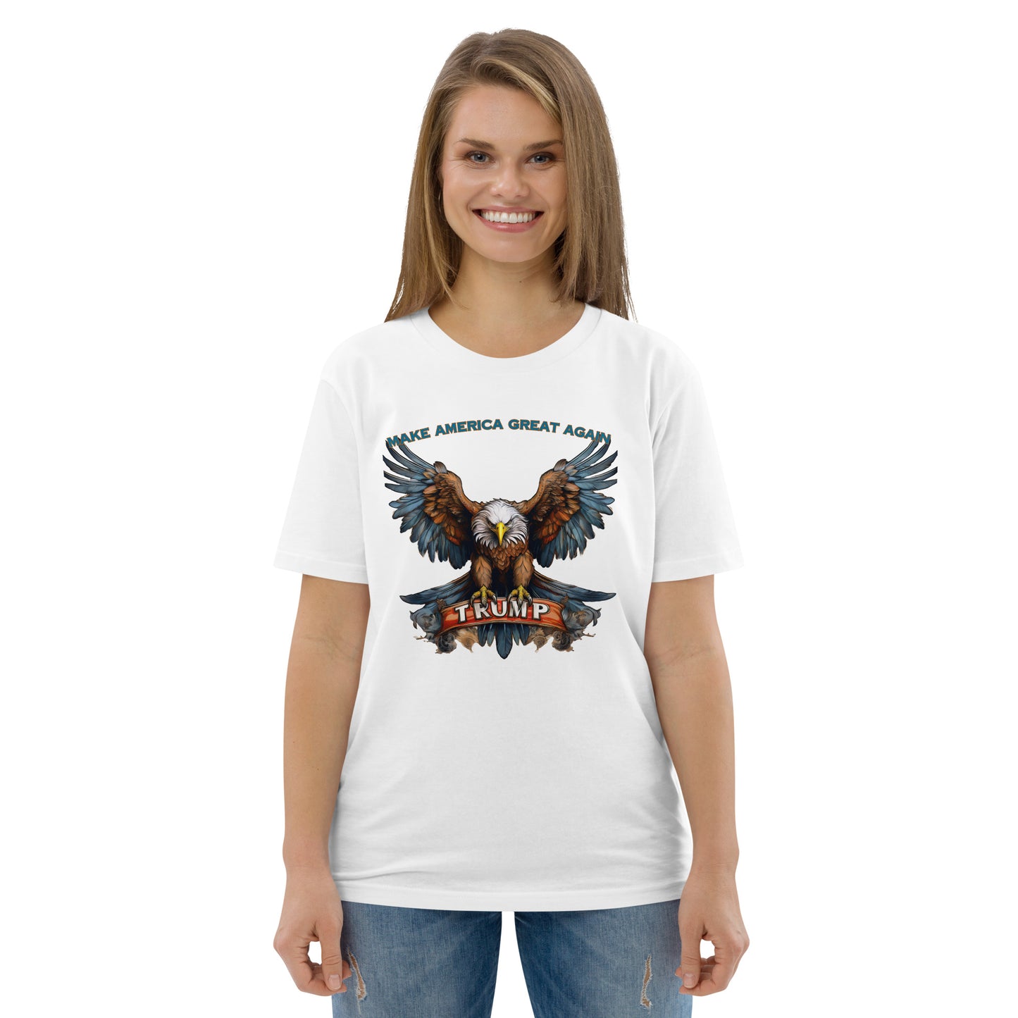 TRUMP MAKE AMERICA GREAT AGAIN Unisex organic cotton t-shirt