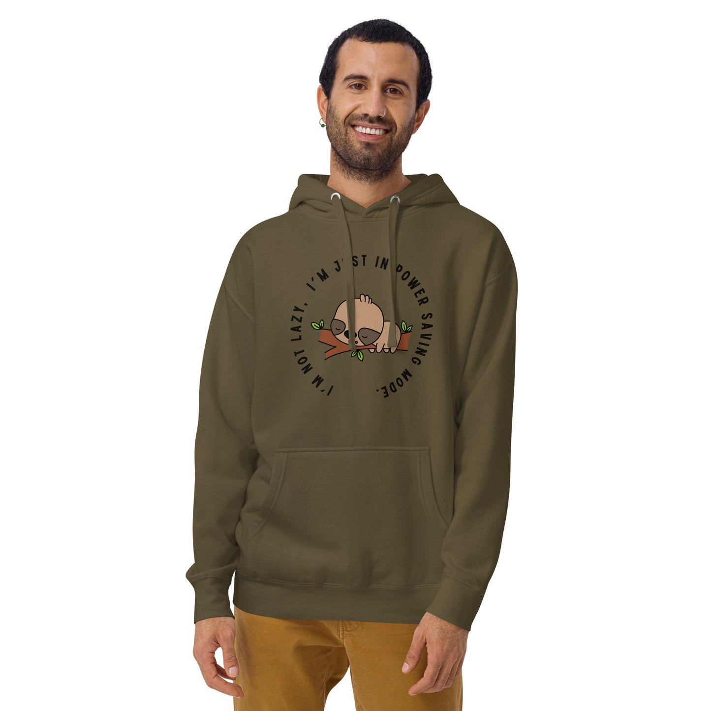 Sloth Battery Saver Mode Unisex Hoodie