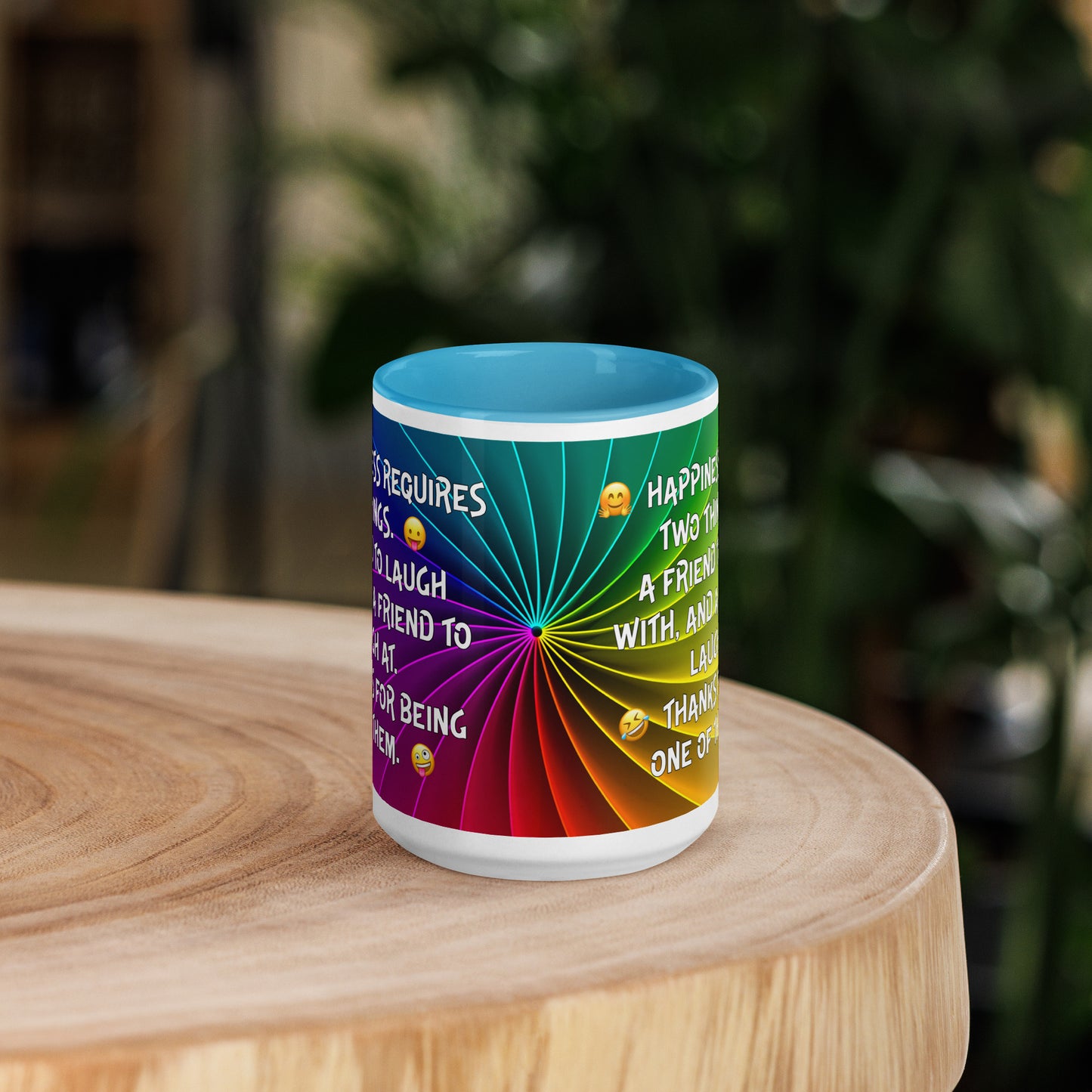HAPPINESS IS 2...Mug with Color Inside