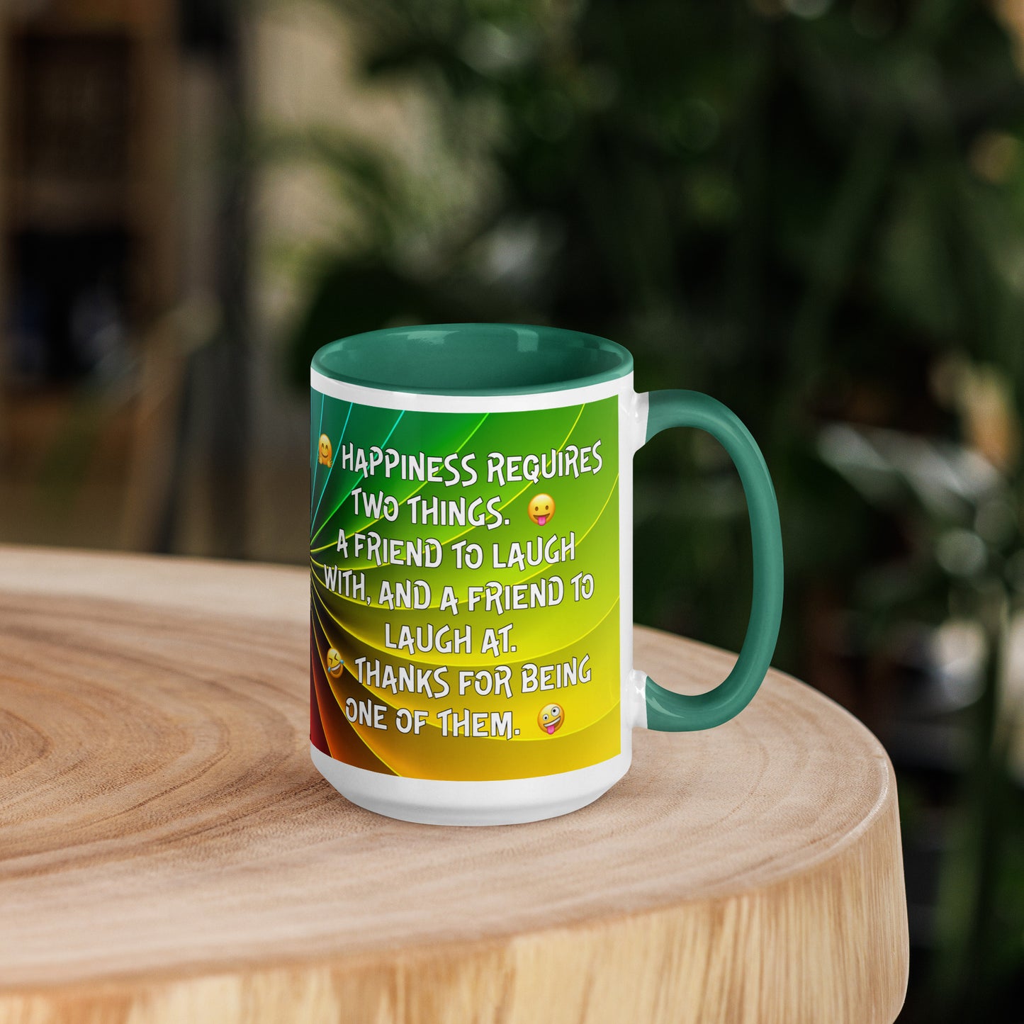 HAPPINESS IS 2...Mug with Color Inside
