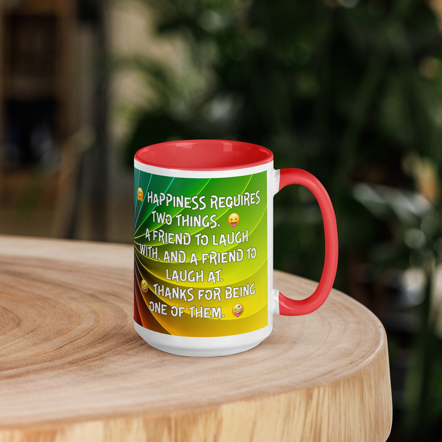 HAPPINESS IS 2...Mug with Color Inside